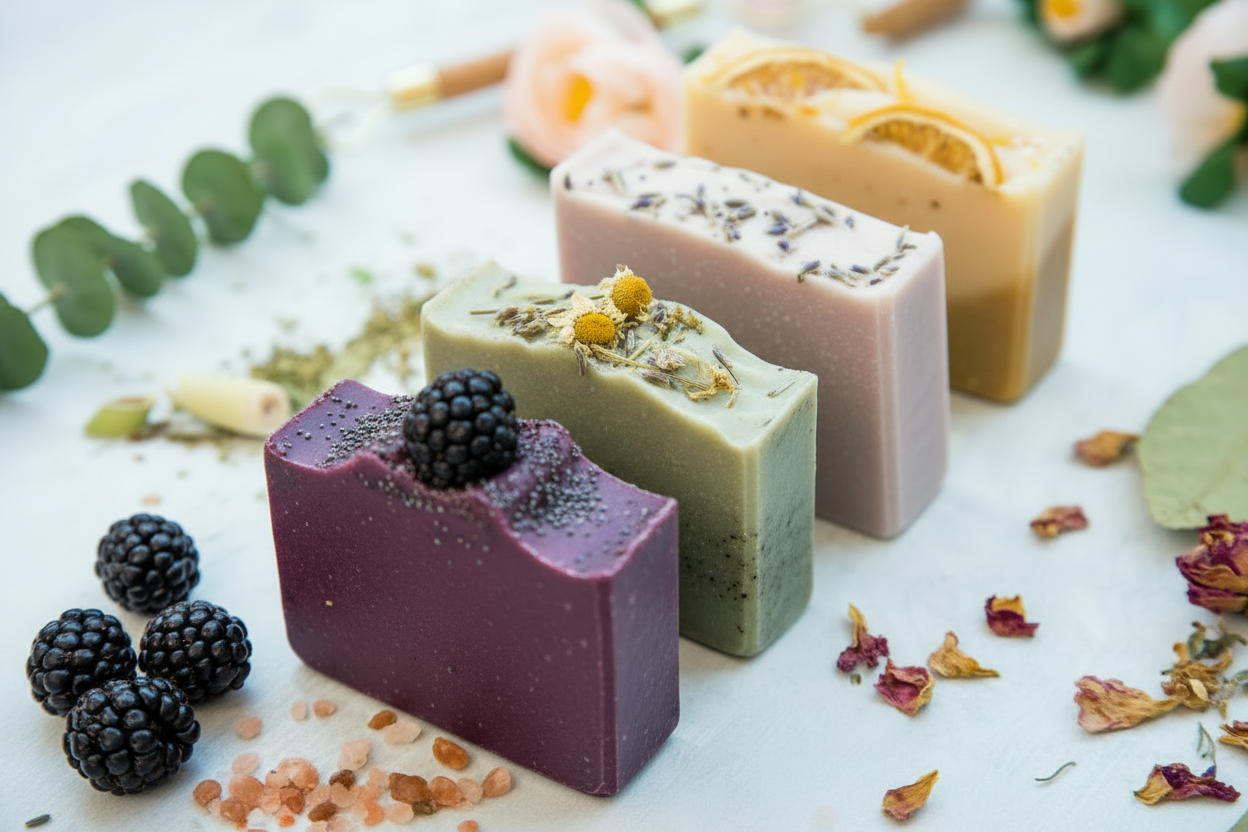 Soaps Collection - 4 Bars Zoomed