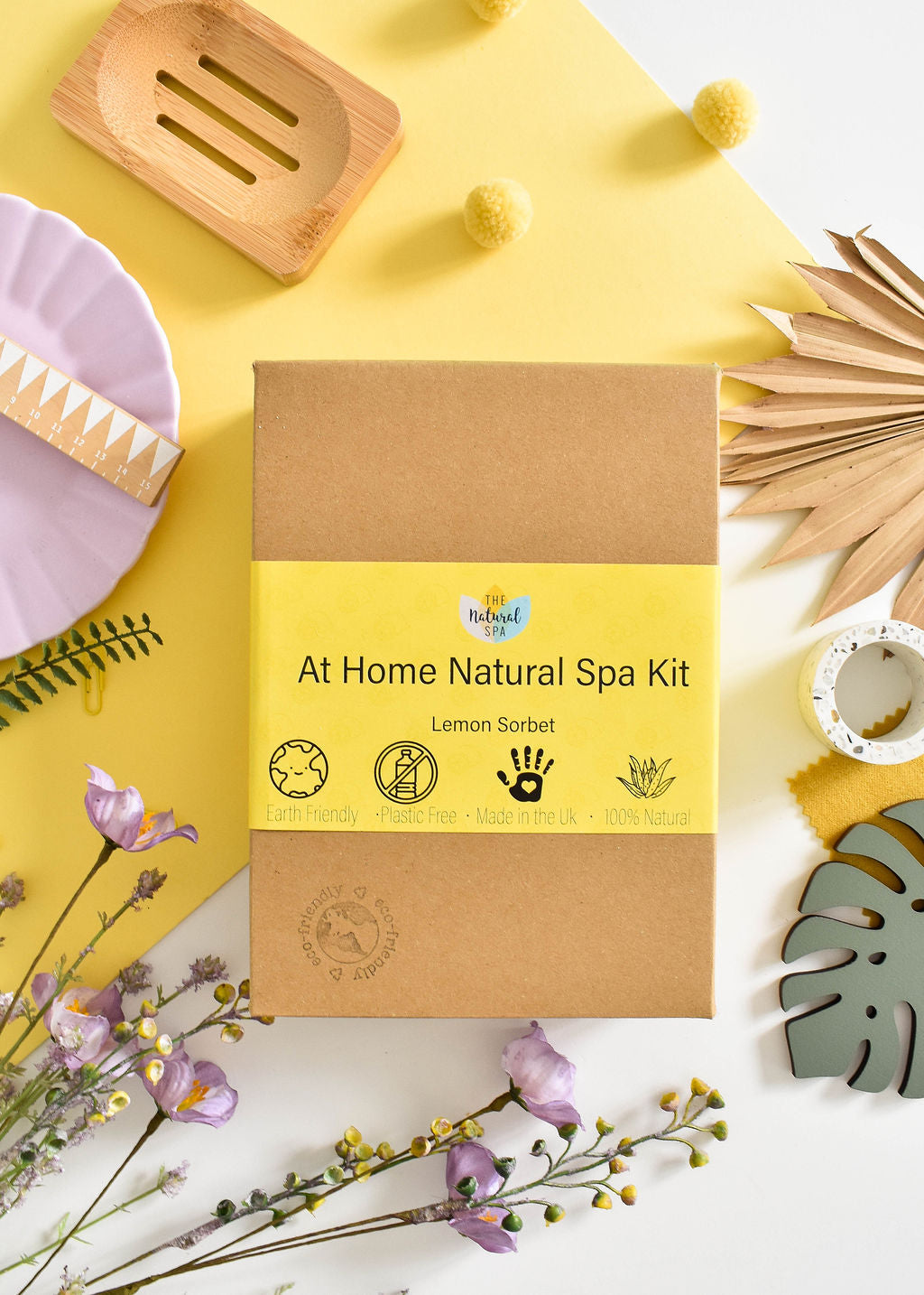 Lemon Sorbet At-Home Spa Gift Set – Natural, Vegan & Plastic-Free