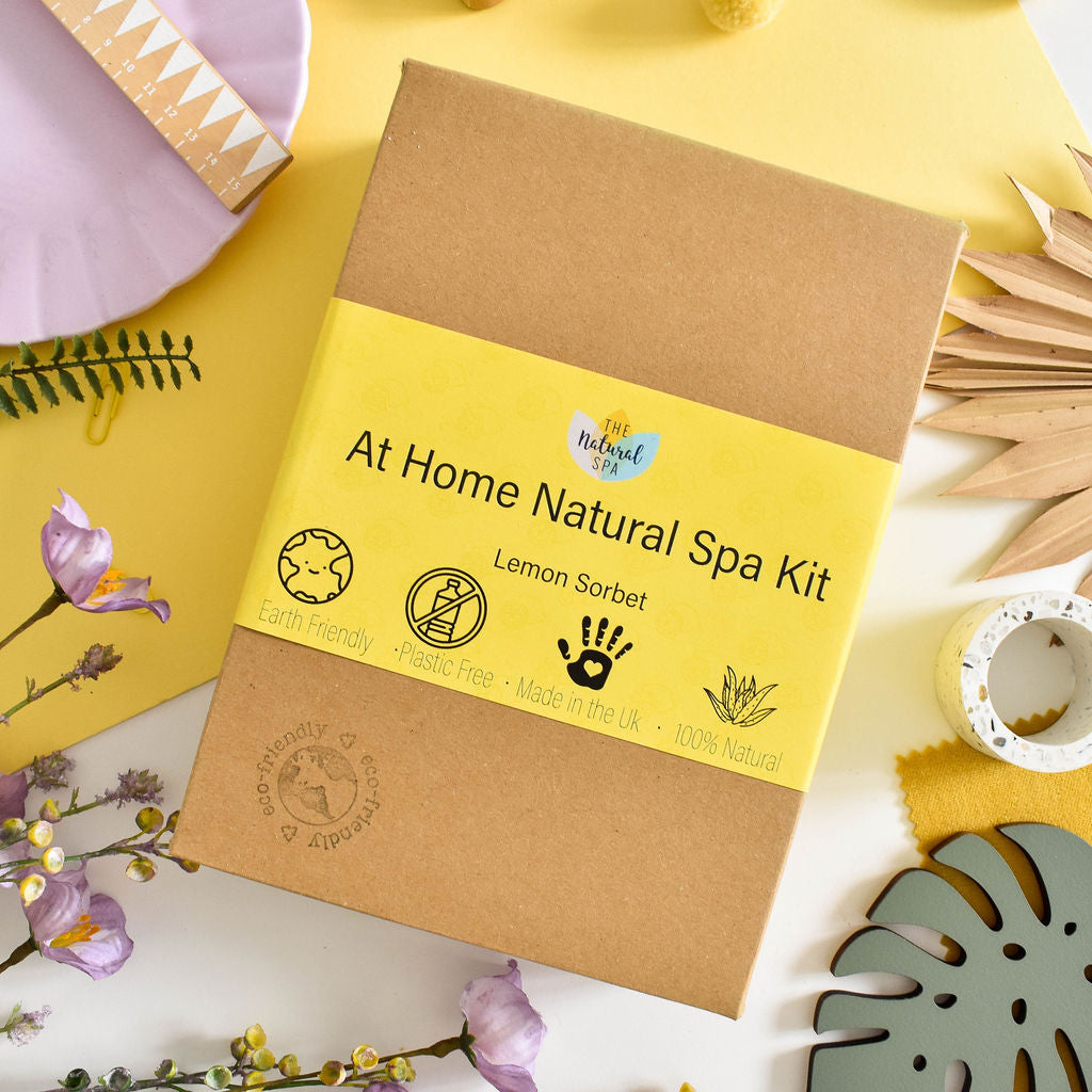Lemon Sorbet At-Home Spa Gift Set – Natural, Vegan & Plastic-Free