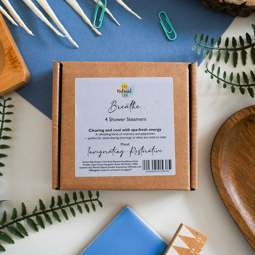 Breathe Shower Steamers | Eucalyptus, Rosemary & Peppermint | Set of 4