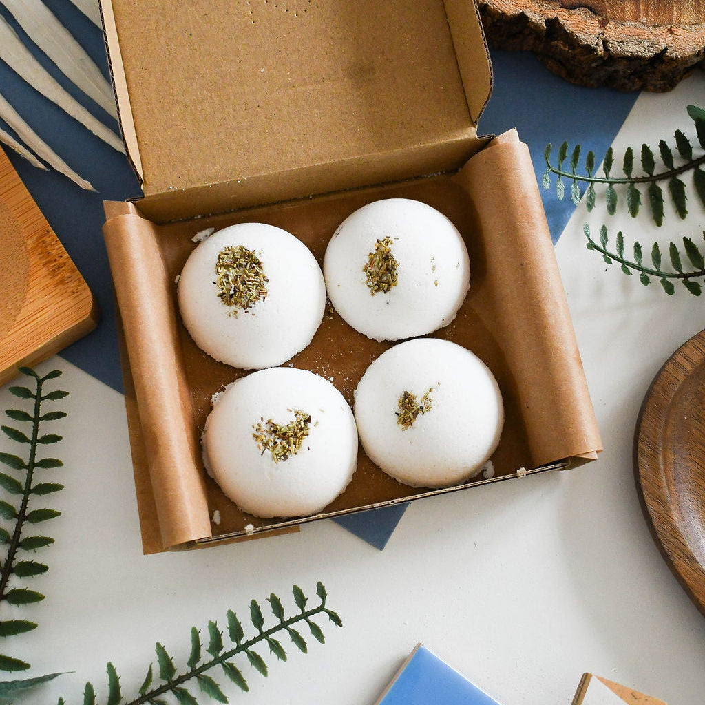 Breathe Shower Steamers | Eucalyptus, Rosemary & Peppermint | Set of 4