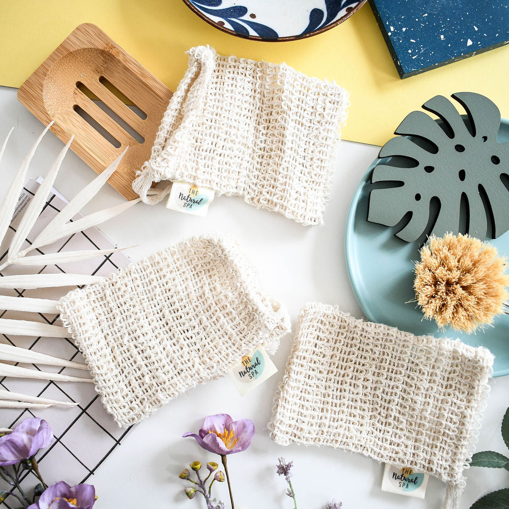 Natural Sisal Soap Bag – Exfoliating & Zero-Waste Shower Accessory