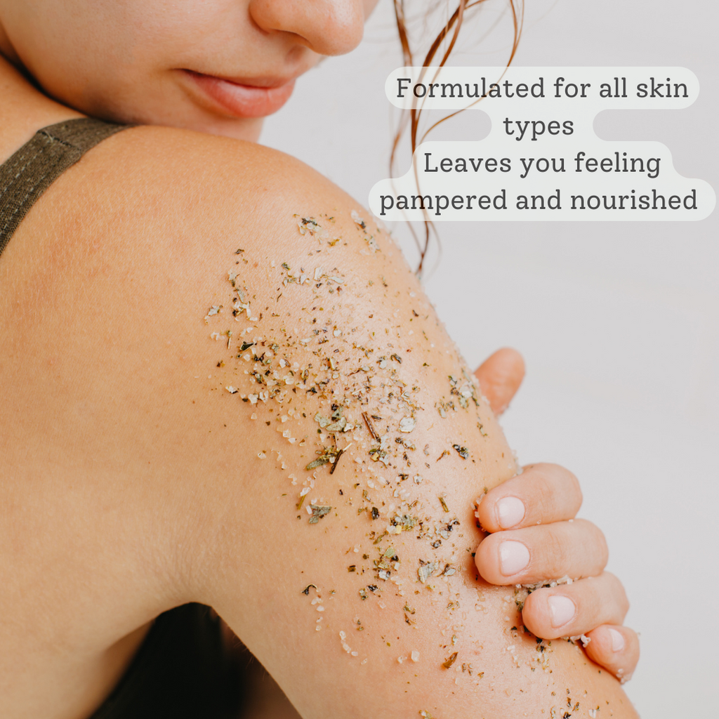 Lemon Calendula Body Scrub | Natural Sugar Scrub for Smooth, Glowing Skin