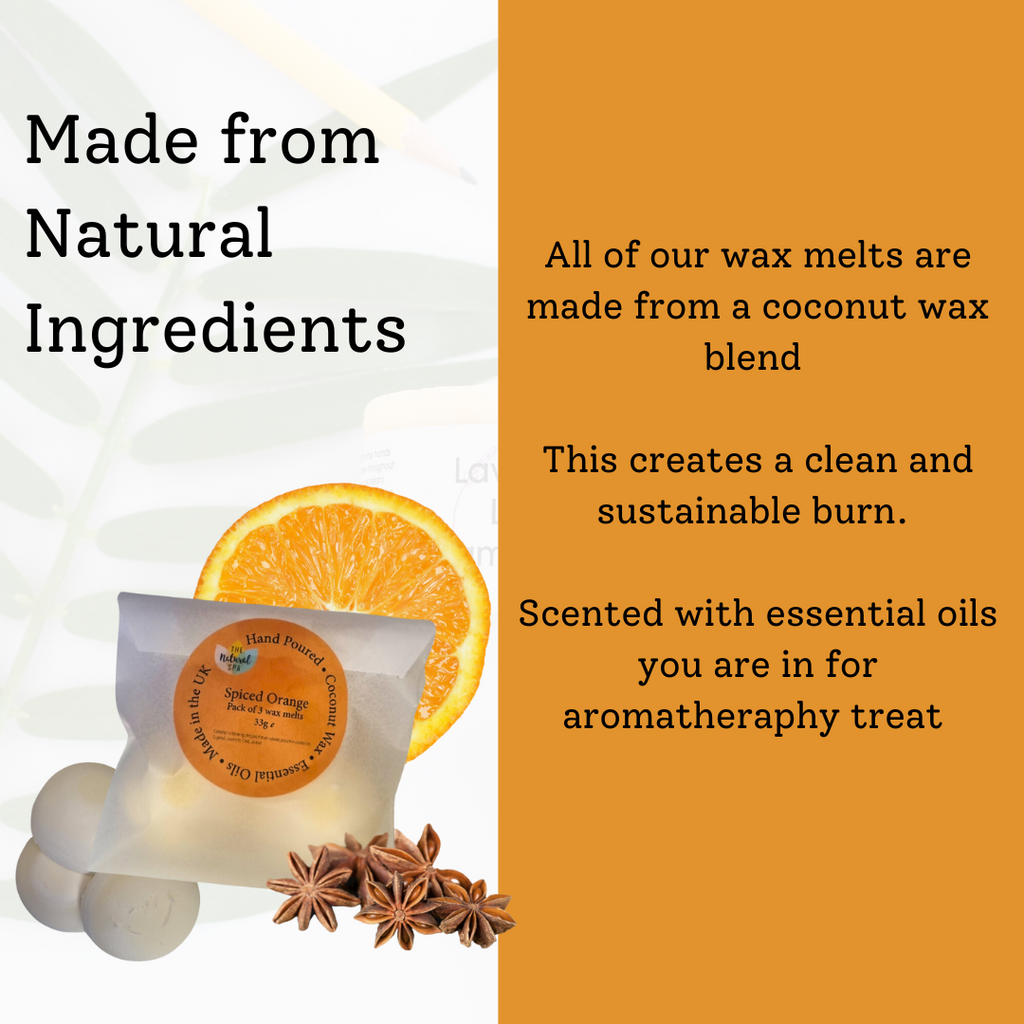 Spiced Orange Coconut Wax Melts – Pack of 3 | Natural & Eco-Friendly