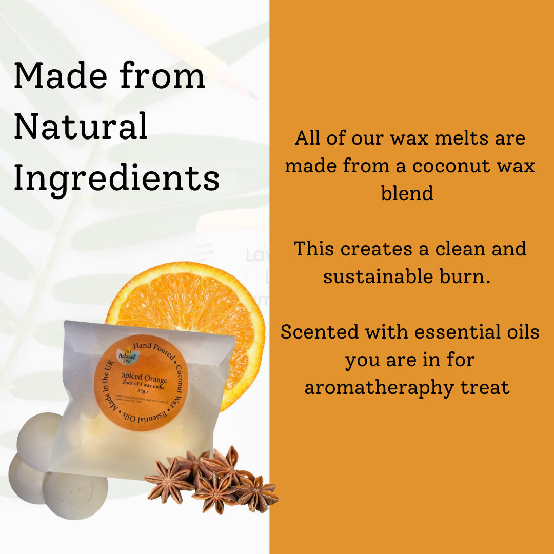 Spiced Orange Coconut Wax Melts – Pack of 3 | Natural & Eco-Friendly