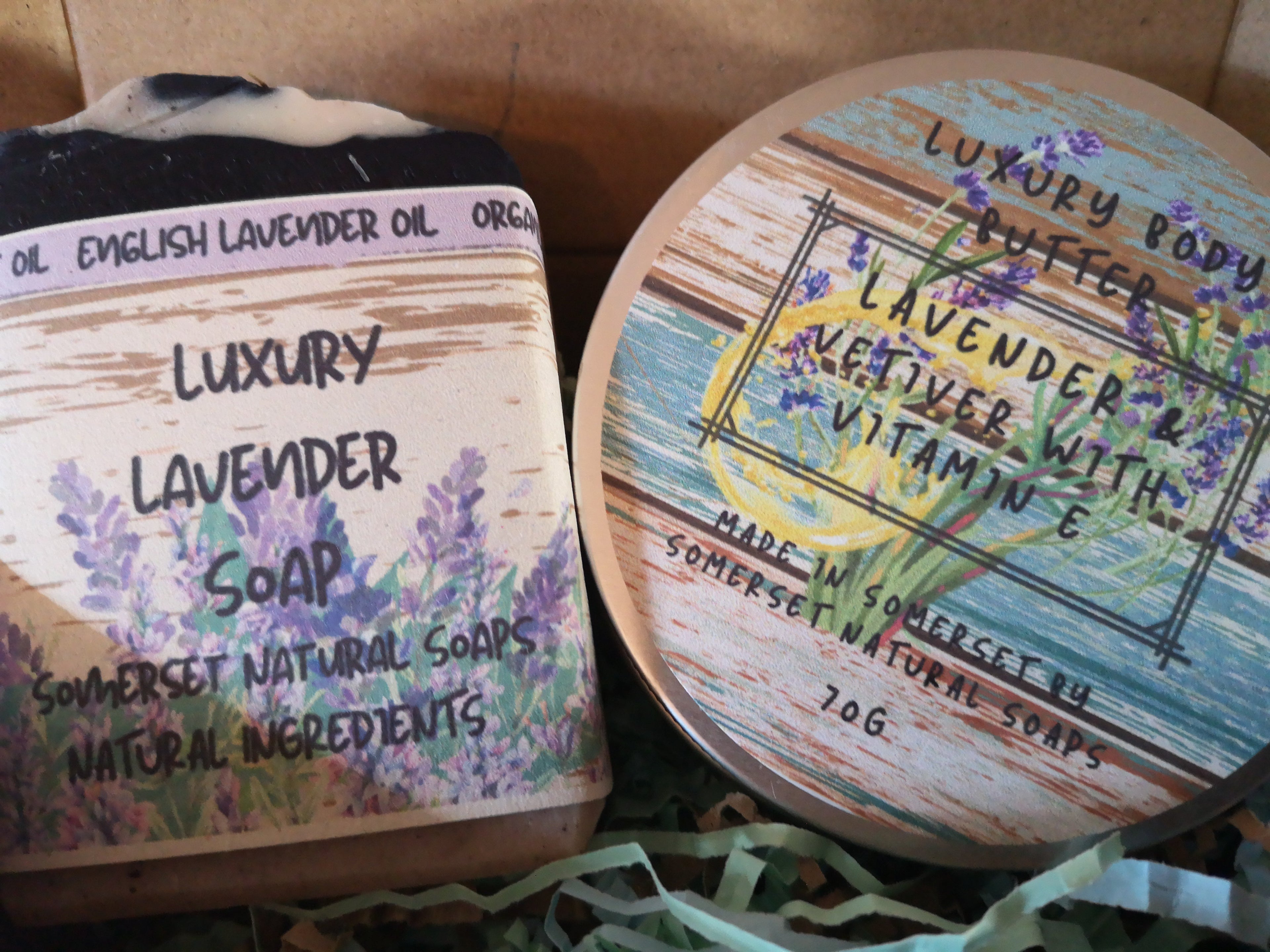 Lavender & Vetiver Body Butter & Soap Gift Set