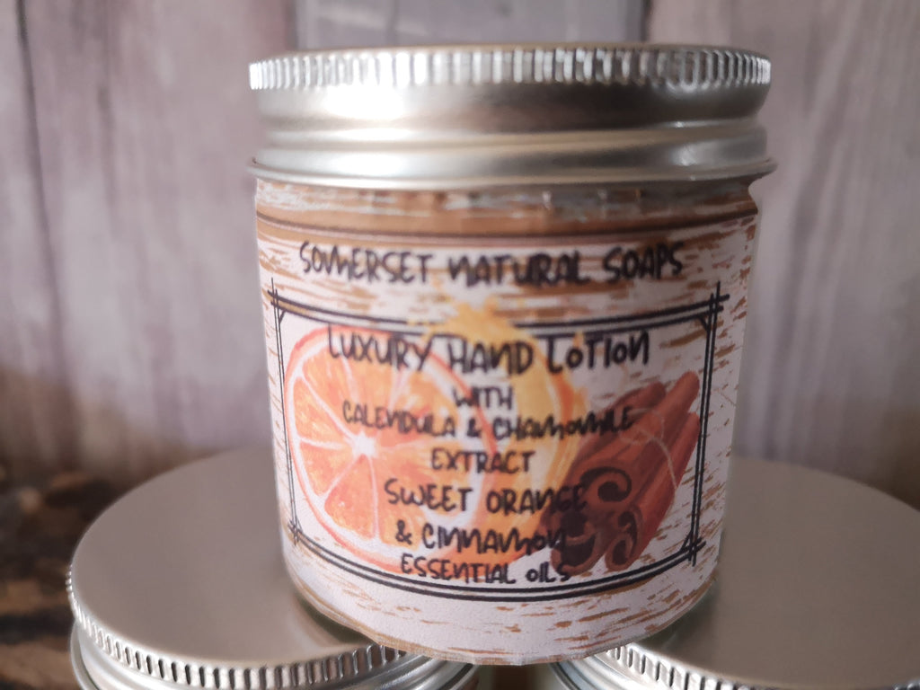 Sweet Orange & Cinnamon Hand Lotion | Natural Moisturising Lotion