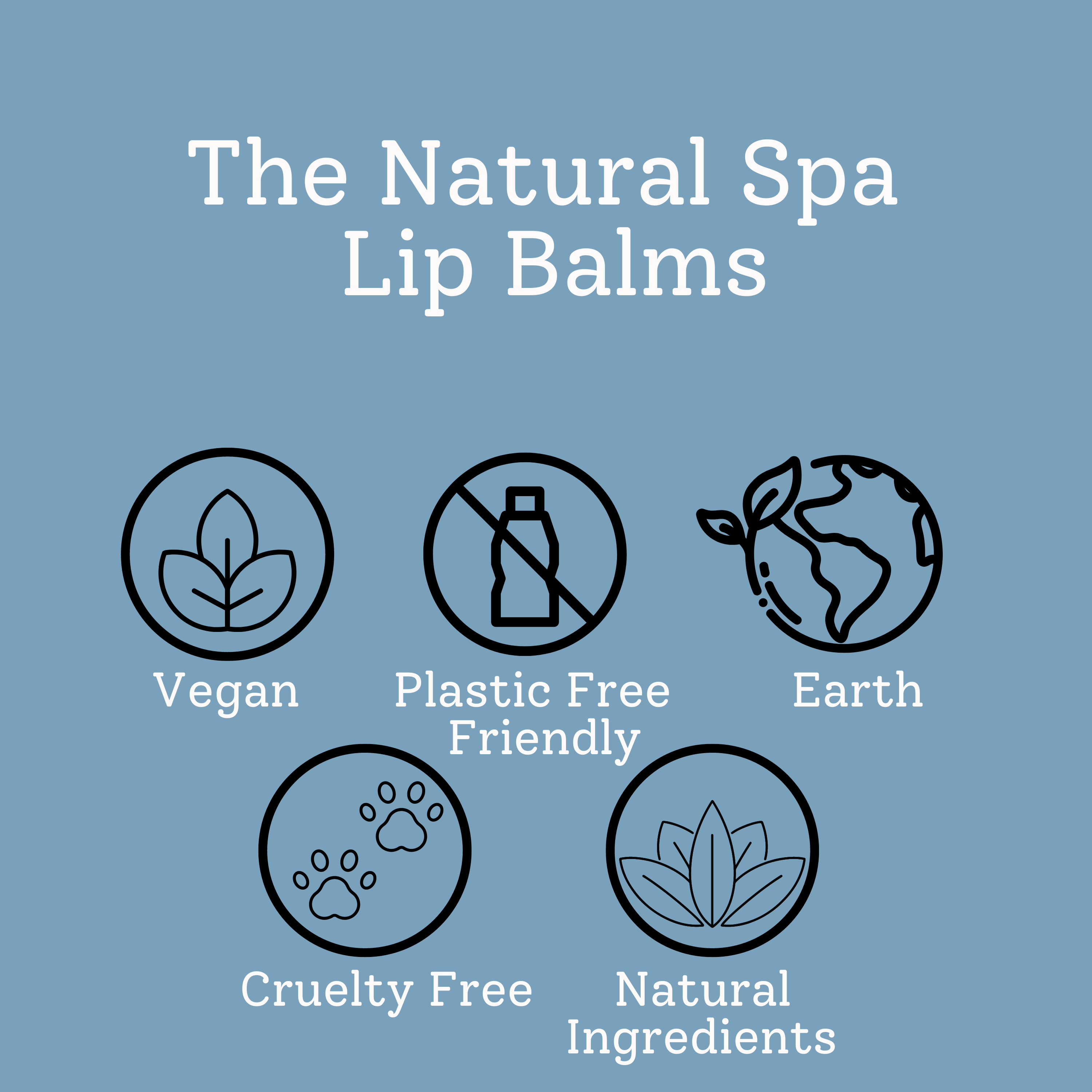 Pure Natural Lip Balm | Shea Butter, Jojoba & Vitamin E