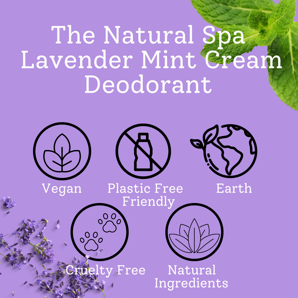 Natural Cream Deodorant – Bicarb-Free, Vegan & Plastic-Free | 125g Tin