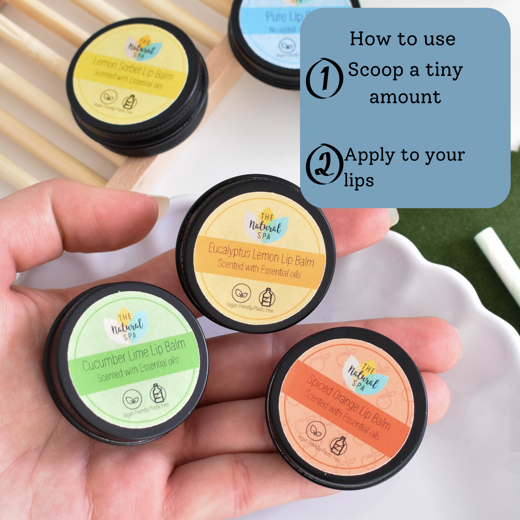 Pure Natural Lip Balm | Shea Butter, Jojoba & Vitamin E