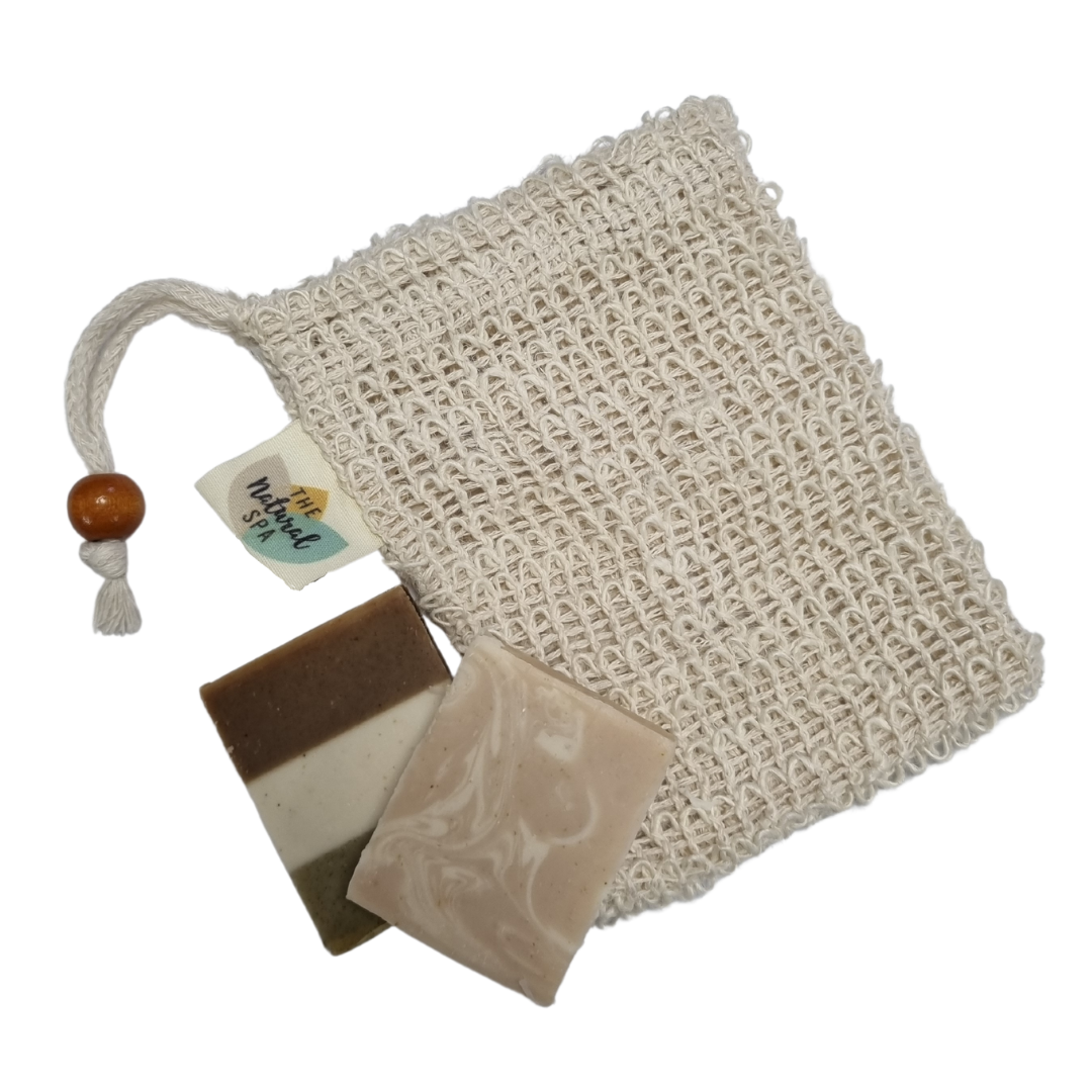 Natural Sisal Soap Bag – Exfoliating & Zero-Waste Shower Accessory