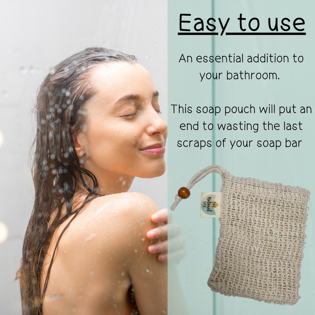 Natural Sisal Soap Bag – Exfoliating & Zero-Waste Shower Accessory