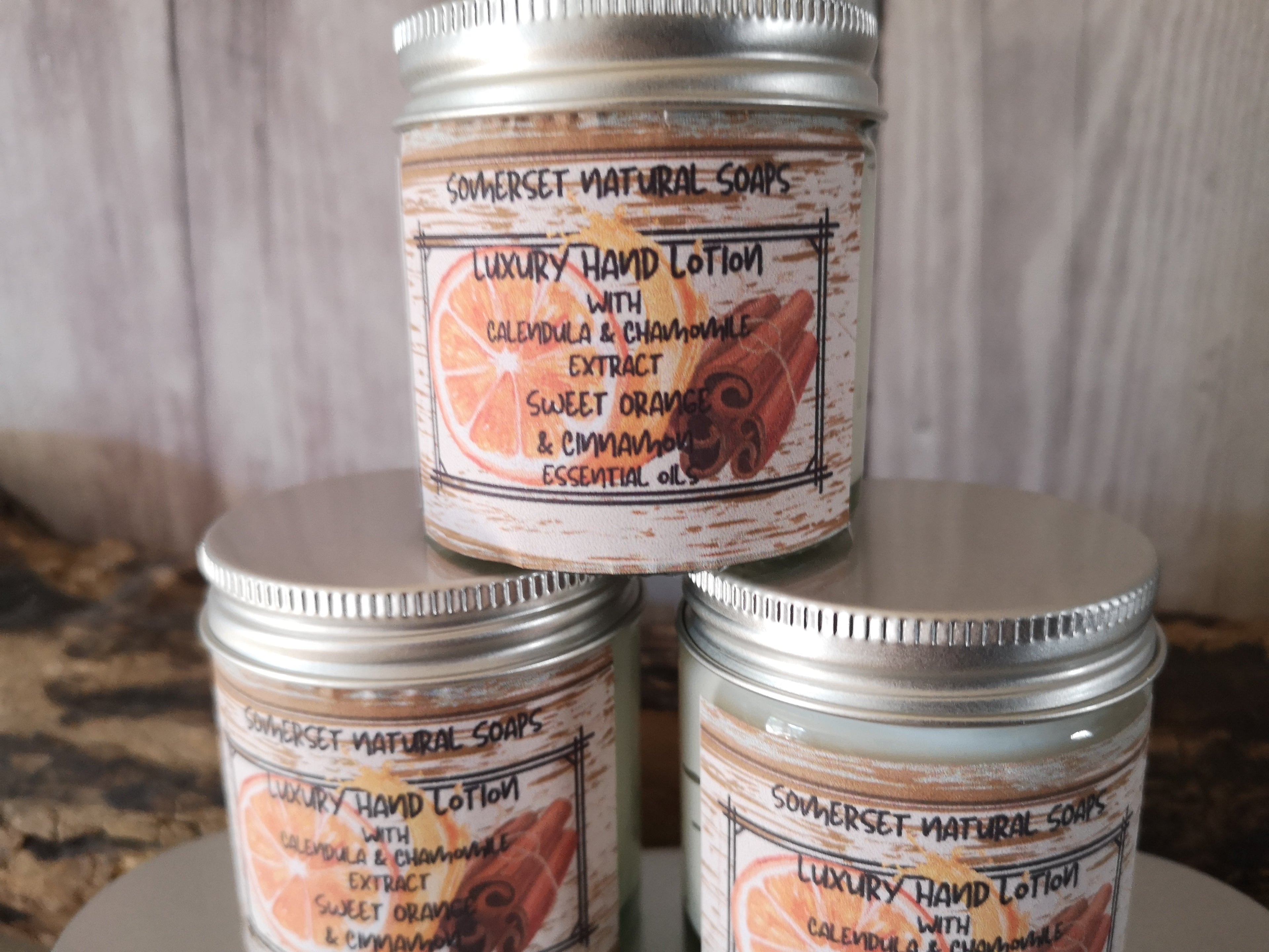 Sweet Orange & Cinnamon Hand Lotion | Natural Moisturising Lotion