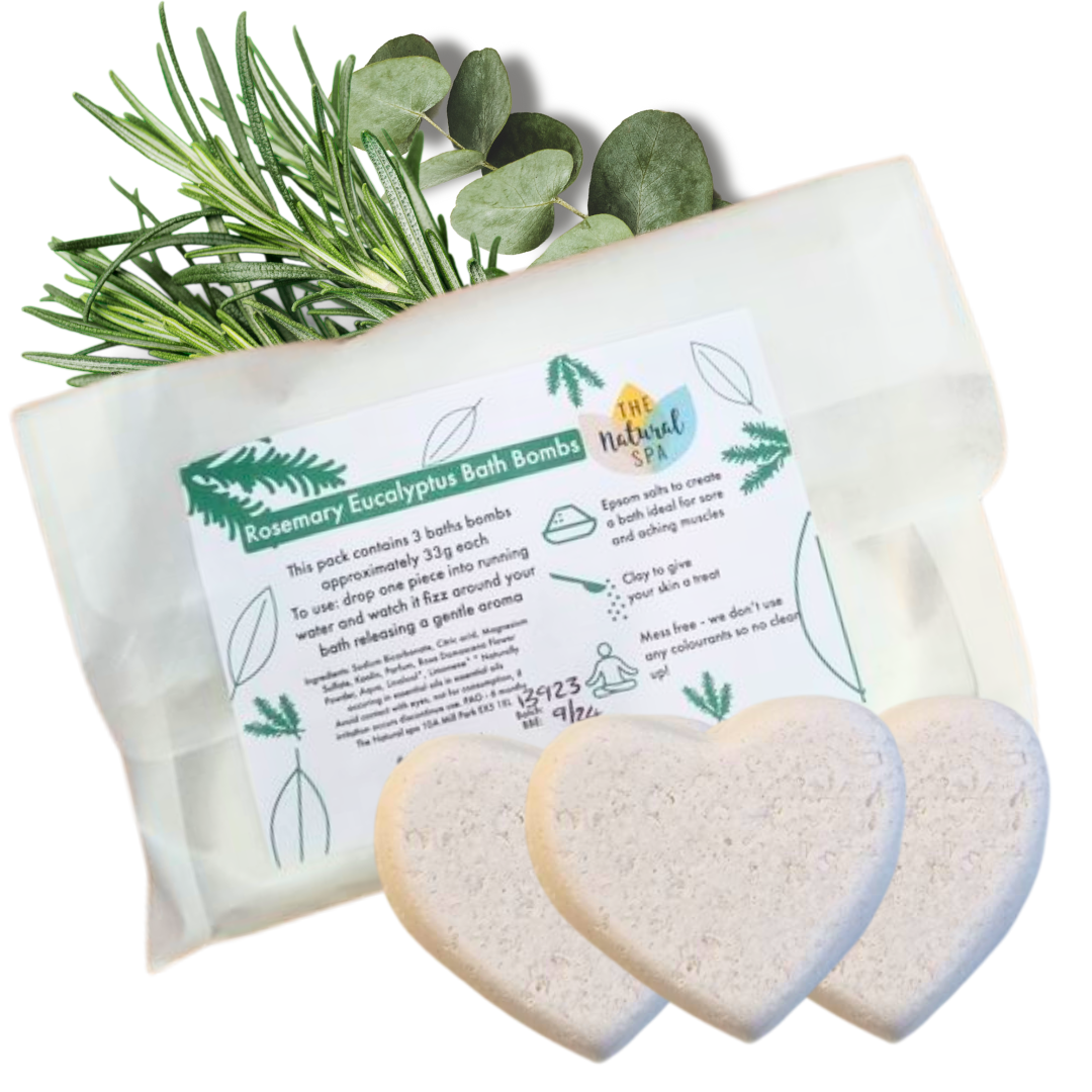 Rosemary & Eucalyptus Aromatherapy Bath Bombs